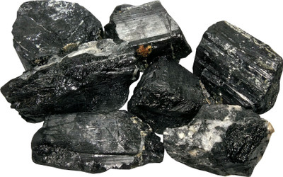 

Aldomin Black Tourmaline (Stone Of Protection From Negativity) Healing Crystal Raw (200 To 300 Gram) Decorative Showpiece - 4 cm(Crystal, Black)