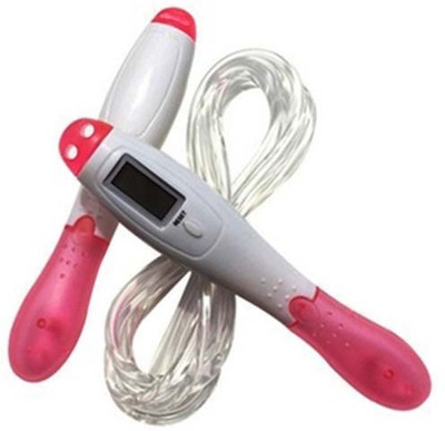 

Vaibhav LCD Display Counting Jump Rope/Kids Digital Skipping Rope Speed Skipping Rope(Pink, Length: 72 inch)