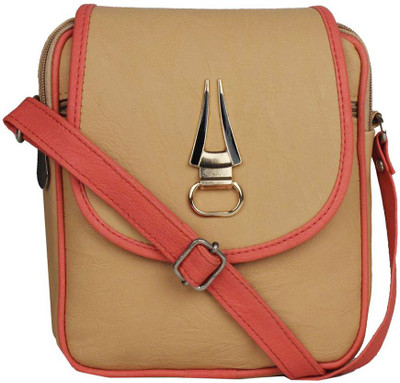 

XASIO Lite Women Casual Beige PU Sling Bag