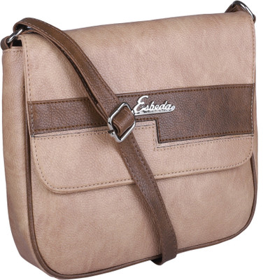 

ESBEDA Women Casual Beige PU Sling Bag