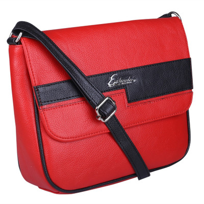 

ESBEDA Women Casual Red PU Sling Bag