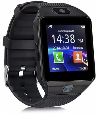 

MUSTTALK Bluetooth Smart Watch Black Smartwatch(Black Strap Free Size)