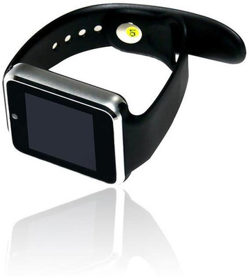 

BeatCell Bluetooth Smart Watch Compatible With All 3G , 4G Phone With Camera And Sim Card Support Silver Smartwatch(Black Strap Free Size)
