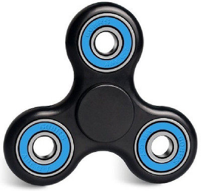 

Premsons 608 Four Bearing Ultra Speed Fidget Spinner, Black Blue(Black)