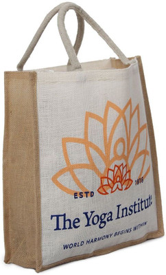 

TYIstore Jute bags Yoga Mat Bag(Beige, Sling Bag