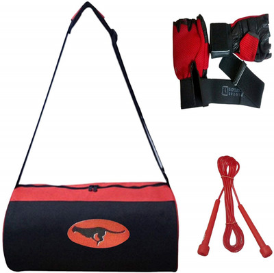 

5 O'Clock Sports Gym Bag , Gym Gloves and Skipping rope Combo Pack For Men|Women GYM BAG(Multicolor, Rucksack)