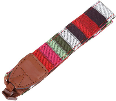 

Axcess LYN-253Z Universal Bohemian Style Multi-Color DSLR Camera/Camcorder Shoulder Neck Strap Belt Harness Suspenders Strap(Red, White)