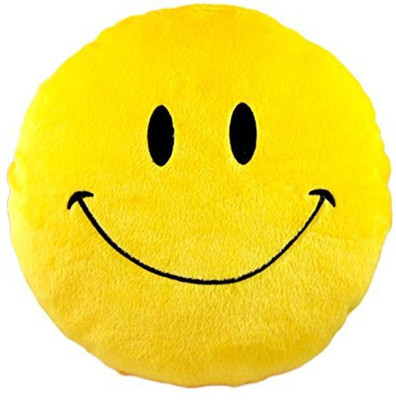 

EasyShop traders Soft Smiley Cushion,EST606,Made with best quality Material/Fabric,Round shape ,yellow color,Pack of 1 smiley pillow - 50 cm(Yellow)