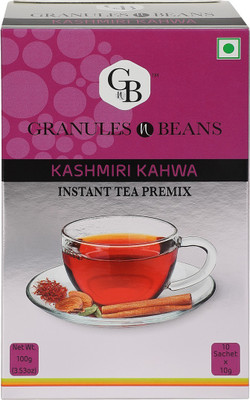 

Granules and Beans KASHMIRI KAWA Instant Tea Premix - (10 Sachet x 14 gm=140 gm)  Saffron Instant Tea(1 Bags, Pouch)