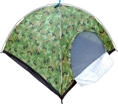 

sanamstore Camping Outdoor Army 4 Person Tent - For 4 People(Multicolor)