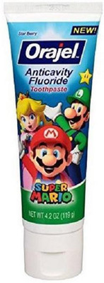 

Orajel Antiactivity Fluoride Toothpaste - 119g (4.2oz) Super Mario Toothpaste(119 g)