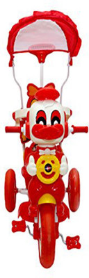 

STEPUPP BABY TRICYCLE FOR KIDS WITH FRONT OR BACK BASKET AND CANOPY AND PARENT HANDLE OR MUSICAL TRICYCLE RED COLOUR KIDS TRICYCLE RECOMMENDED TRICYCLE FOR BABY GIRL OR TRICYCLE FOR BABY BOY OR TRICYCLE FOR TODDLER GIRL OR TRICYCLE FOR TODDLER BOY RECOMME