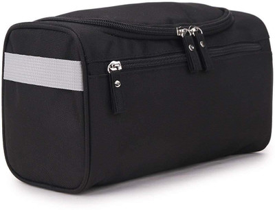 

Divinezon Toiletry Organizer Wash Bag Hanging Dopp Kit for Bathroom Shower and Cosmetics Travel Toiletry Kit Travel Toiletry Kit(Black)