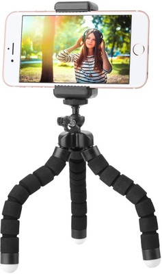 

TECH-X 10 inch Flexible Gorillapod Tripod with Mobile Attachment for DSLR, Action Cameras & Smartphones(Black And White) Tripod(Black & White, Supports Up to 300)