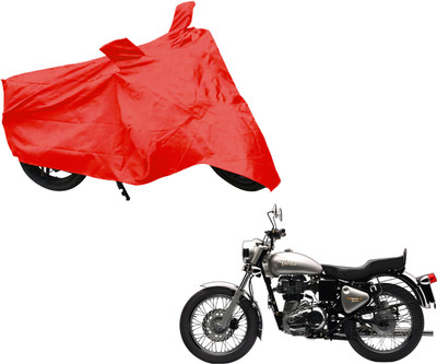 AUTO PEARL Two Wheeler Cover for Royal Enfield(Twin spark, Red)
