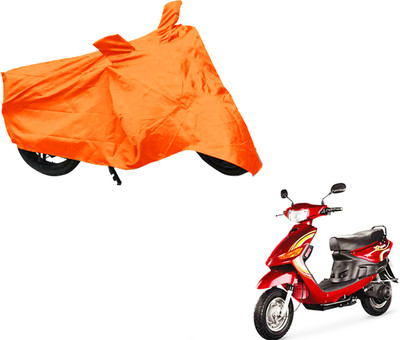 AUTO PEARL Two Wheeler Cover for Indus(Yo Spark, Orange)