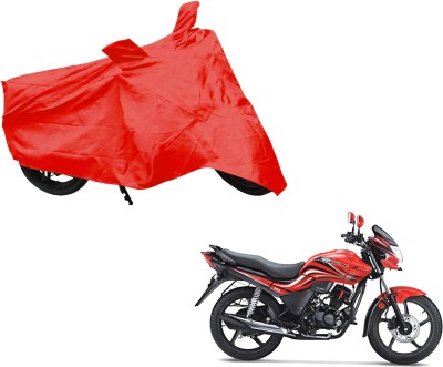 AUTO PEARL Two Wheeler Cover for Hero(Passion Plus, Red)