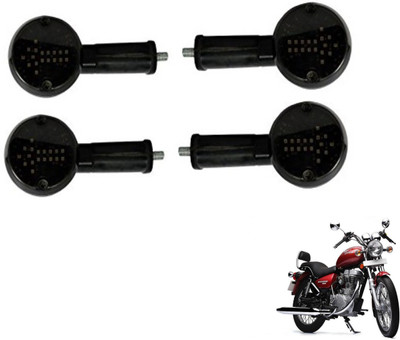 MOCKHE Front, Rear LED Indicator Light for Royal Enfield Thunder Bird 500(White)
