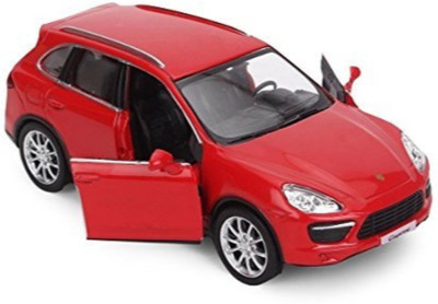

Tingoking Die Cast Porsche Cayenne Turbo, Color May Vary(5-inch)(Red)