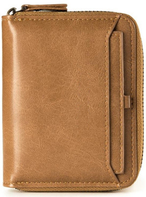 

SPL Men Casual Tan Artificial Leather Wallet(11 Card Slots), Brown