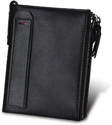 

Italiansheer Men Casual Black Genuine Leather Wallet(6 Card Slots)
