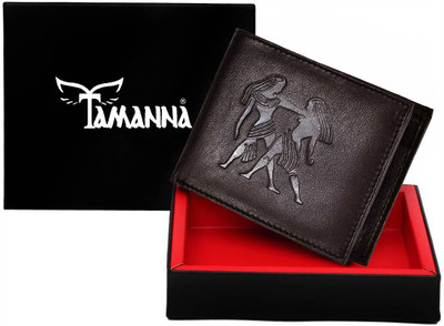 

Tamanna Men Brown Genuine Leather Wallet(5 Card Slots)