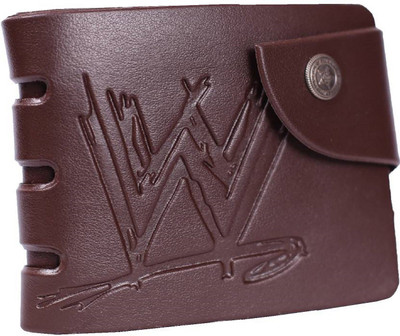 

FERRET Men Casual Brown Artificial Leather, Genuine Leather Wallet(5 Card Slots)