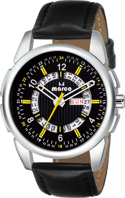 

MARCO ELITE DAY N DATE 39 MR 020 BLK-BLK Watch - For Men