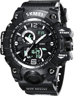 

Skmei 1285 Blk Army Series Analog-Digital Black Dial Watch for Men. Watch Watch - For Men