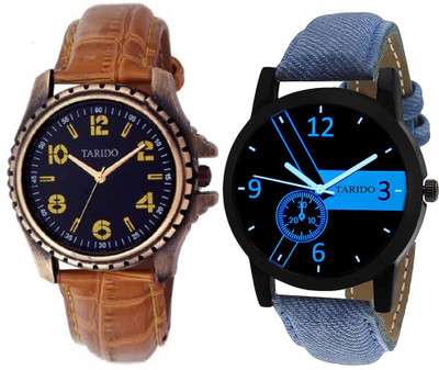 

Tarido TD1529NL01-TD1175KL01 Exclusive Double Black Dial combo for formal men & Boys Watch - For Men