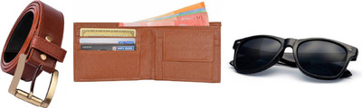 

FERRET Wallet, Belt, Wayfarer Combo(Tan)