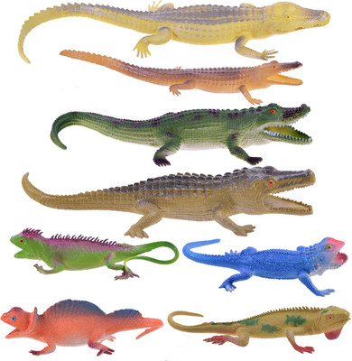 

Apurbas 16 Inch Crocodile + 12 Inch Insects King Size Pack of 8(Multicolor)