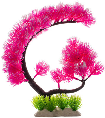 

Liger India Aquarium/ Fish Tank Decorative Artificial Plant Laterite Planted Substrate(Pink)