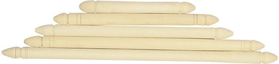 

AsianHobbyCrafts Wooden Round Sticks for Wall Hangings, Picture Frames, Hobby Crafts, Scrapbooking (Pack of 5, 5.5-inch)
