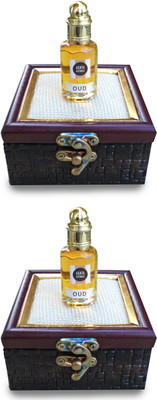 

ASHTAAROMAS Pure Oud Attar Pack of 2 (8 ML Each) Herbal Attar(Oud (agarwood))