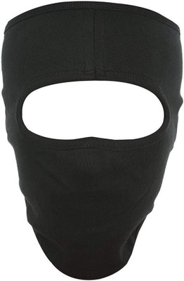 zendro Black Bike Face Mask for Boys(Size: Free,  Balaclava)