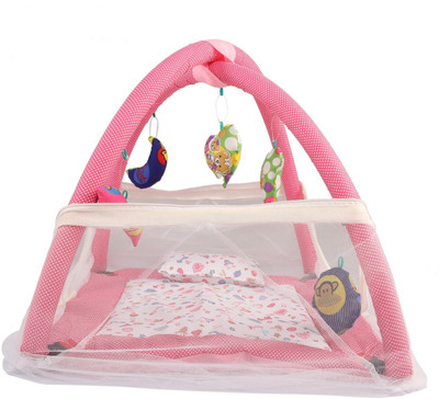 

Croox New born babies Baby Bed Crib(Fabric, Pink)