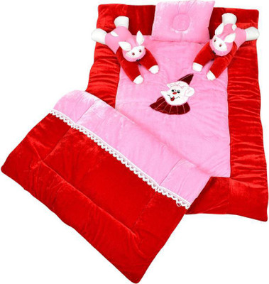 royal aditya Ba Foldable Cotton Printed(Fabric, Baby Pink)