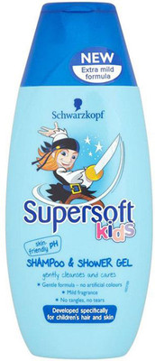 

Schwarzkopf Supersoft Kids Shampoo & Shower Gel - 250ml(NA)