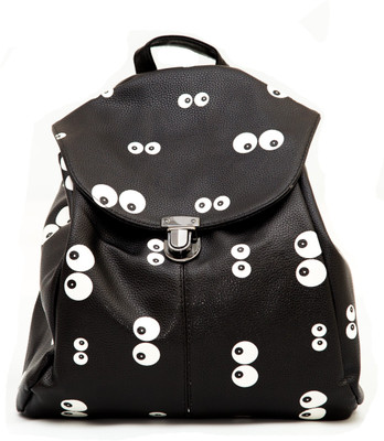 

StarFlames Stylish Bag Pack For Girls | Trendy New Pattern Bag For Girls | Best Bag For School 21 L Backpack(Black), Black n white