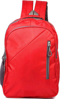 

HD Polyester 30L School Bag with Rain Cover(Red) 30 L Backpack(Red)
