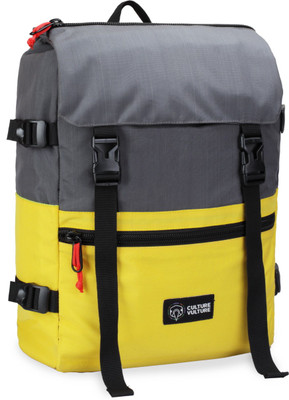 

CULTURE VULTURE Cordura Daypack Waterproof Daypack(Yellow, Grey, 20 L)