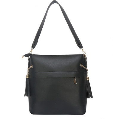 

Fiona Trends HB7_Y-028_Black Messenger Bag(Black, 5 L)