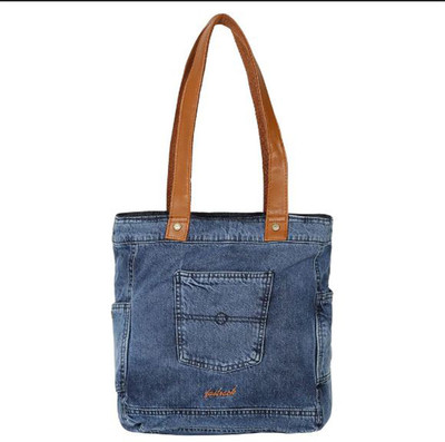 

Fastrack Very attractive totes bag Waterproof Multipurpose Bag(Light Blue, 10 inch)