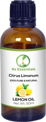 

Ks Essentials 100% Pure Lemon Oil ( Citrus Limonum) (50ml)(50 ml)