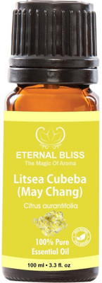 

Eternal Bliss Litsea Cubeba/ May Chang Essential Oil, 100% Pure, & Undiluted (100ML)(100 ml)