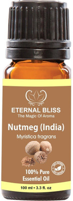 

Eternal Bliss Nutmeg Essential Oil India, 100% Pure, & Undiluted (100ML)(100 ml)