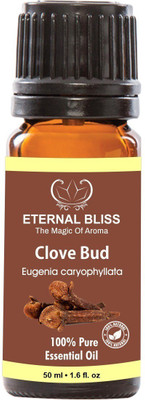

Eternal Bliss Clove Bud Essential Oil, 100% Pure, & Undiluted (50ML)(50 ml)
