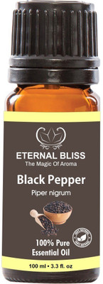 

Eternal Bliss Black Pepper Essential Oil, 100% Pure, & Undiluted (100ML)(100 ml)