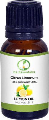 

Ks Essentials 100% Pure Lemon Oil ( Citrus Limonum) (15ml)(15 ml)